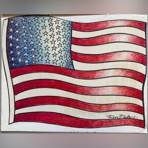 Whimsical Yet Patriot American Flag Artwork by Ron Pekar